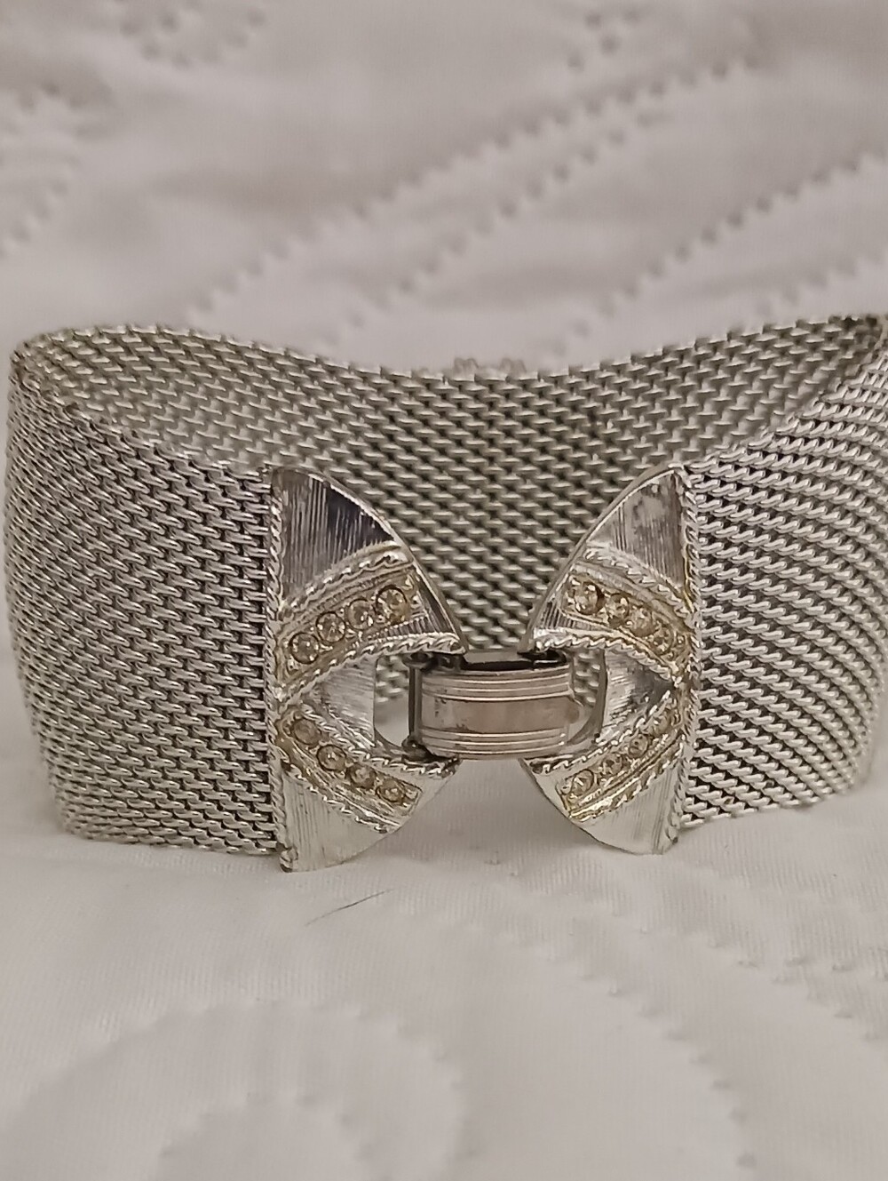 Judy Lee Art Deco Revival Vintage Bracelet Silver - Picture 9 of 13